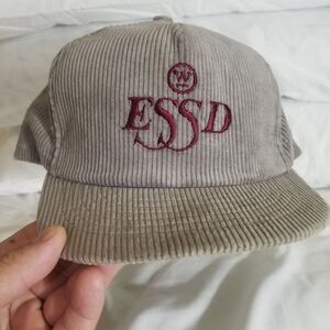 VINTAGE WESTINGHOUSE ELECTRONIC SENSORS SYSTEMS DIVISION HAT CORDUROY 80S